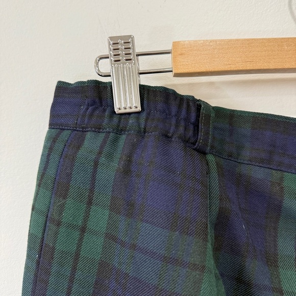 Murray-Golf Tartan Plaid Golf Pants in Green and Navy Blue Inseam 27in - Picture 6 of 17